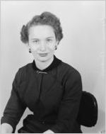 Jeanne Bremer, Installment Loans Department.  Portrait photograph made for the Fulton National Bank of Atlanta, October 4, 1954