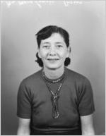 Mary  Louise Byers, Addressograph Operator.  Portrait photograph made for the Fulton National Bank of Atlanta, December 2, 1955