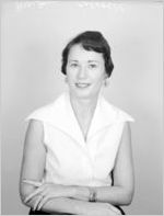 Marjorie Colwell, West End Office. Portrait photograph made for the Fulton National Bank of Atlanta, September 21, 1955