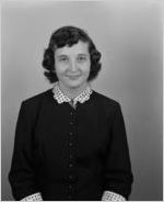 Rebecca Johnson, Decatur.  Portrait photograph made for the Fulton National Bank of Atlanta, September 12, 1955