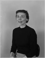 Alice Allen, Personnel Department. Portrait photograph made for the Fulton National Bank of Atlanta, December 1953