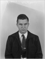 Jimmy McDaniel, Bookkeeping Department. Portrait photograph made for the Fulton National Bank of Atlanta, November 1, 1954.