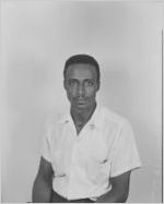 Paul Nelson, Janitor. Portrait photograph made for the Fulton National Bank of Atlanta, September 12, 1955.