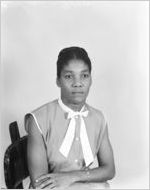 Lois Odom, Cafeteria.  Portrait photograph made for the Fulton National Bank of Atlanta, July 30, 1953