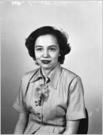 Harriett Allen,Transit. Portrait photograph made for the Fulton National Bank of Atlanta, February 23, 1953