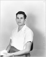 William Howard, Bookkeeping Department. Portrait photograph made for the Fulton National Bank of Atlanta, June 15, 1953.