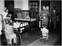 Eddy Arnold visit to Atlanta (at Scottish Rite Hospital for Crippled Children)