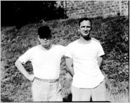 Georgia Tech football coaches W. A. Alexander and Bobby Dodd