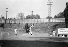 Baseball action (Nashville Volunteers vs. Atlanta Crackers?)
