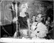 Miss Georgia (Betty Shepard) with Governor Eugene Talmadge