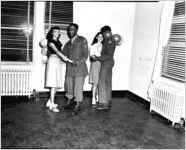 U.S.O. event (African American soldiers)