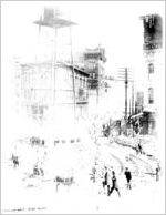 Atlanta downtown scene (artesian well, Five Points)