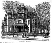 Atlanta downtown scene, circa 1880s (Governor's Mansion)