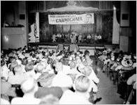 James V. Carmichael campaigning in Rome, Georgia, 1946