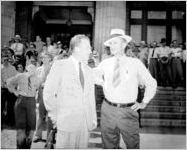 James V. Carmichael campaigning in Rome, Georgia, 1946