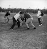 Honeywell Inc. employee football event, Piedmont Park, Atlanta, Georgia, December 1, 1967.
