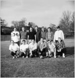 Honeywell Inc. employee football event, Piedmont Park, Atlanta, Georgia, December 1, 1967.