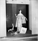 Yves Saint Laurent window display at Regenstein's department store