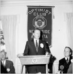 Jimmy Carter speaking at the Northside Atlanta Optimist Club, 1967