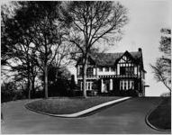 Half-timbered house (1920s?), on Peachtree Street at Palisades, Atlanta, Georgia, December 17, 1951