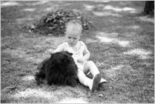 James Dixon Robinson III, future CEO of American Express, at 2-years-old, in Georgia, 1937.