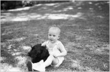 James Dixon Robinson III, future CEO of American Express, at 2-years-old, in Georgia, 1937.