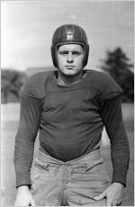 Unidentified Georgia Tech football player, Atlanta, Georgia, April 1938