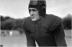 Unidentified Georgia Tech football player, Atlanta, Georgia, April 1938