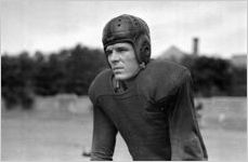 Unidentified Georgia Tech football player, Atlanta, Georgia, April 1938