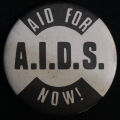 Button: "Aid for AIDS Now!"