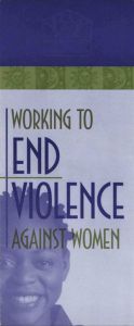 Violence against women: pamphlets, circa 2000s