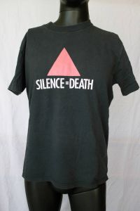 Silence = Death [t-shirt], circa 1980s