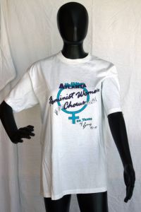 Atlanta Feminist Women's Chorus, 10 years of Song [t-shirt], 1991