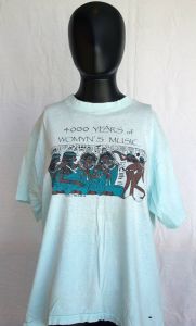 4000 Years of Womyn's music [t-shirt], 1988