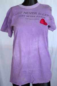 Lust Never Sleeps [t-shirt], circa 1970s