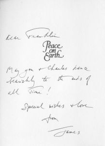 James Broughton (San Francisco, California), to Franklin Abbott (Atlanta, Georgia), greeting card, undated