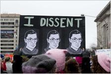 I Dissent sign, Women's March on Washington, 2017-01-21