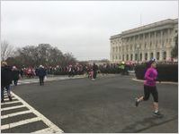 United States Capitol building surrounded by marchers, Women's March on Washington, 2017-01-21