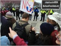 NO sign with Donald Trump face, Women's March on Washington, 2017-01-21