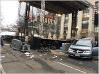 Empty stage, Women's March on Washington, 2017-01-21