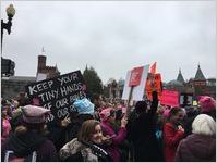 Keep Your Tiny Hands Off Our Bodies And Our Rights sign, Women's March on Washington, 2017-01-21