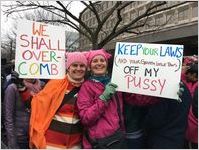 We Shall Overcomb and Keep Your Laws (And Your Grabby Little Paws) Off My Pussy, Women's March on Washington, 2017-01-21