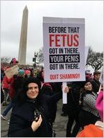 Before That Fetus Got In There sign, Women's March on Washington, 2017-01-21