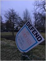 Defend My Students and Their Futures sign, Women's March on Washington, 2017-01-21