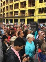 The 5th's Element is Love sign, Atlanta March for Social Justice and Women, 2017-01-21