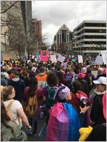 Women Rock, ATL Rise Up 4 Justice, and other signs, Atlanta March for Social Justice and Women, 2017-01-21