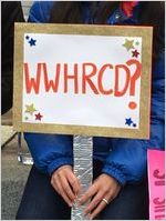 WWHRCD? sign, Women's March on Washington, 2017-01-21