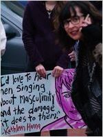 Kathleen Hanna Panhandle Slim sign, Women's March on Washington, 2017-01-21