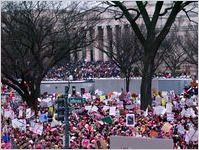 Crowd in front of the National Gallery of Art, Women's March on Washington, 2017-01-21