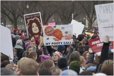 Women Are Perfect and My Pooty Call signs, Women's March on Washington, 2017-01-21